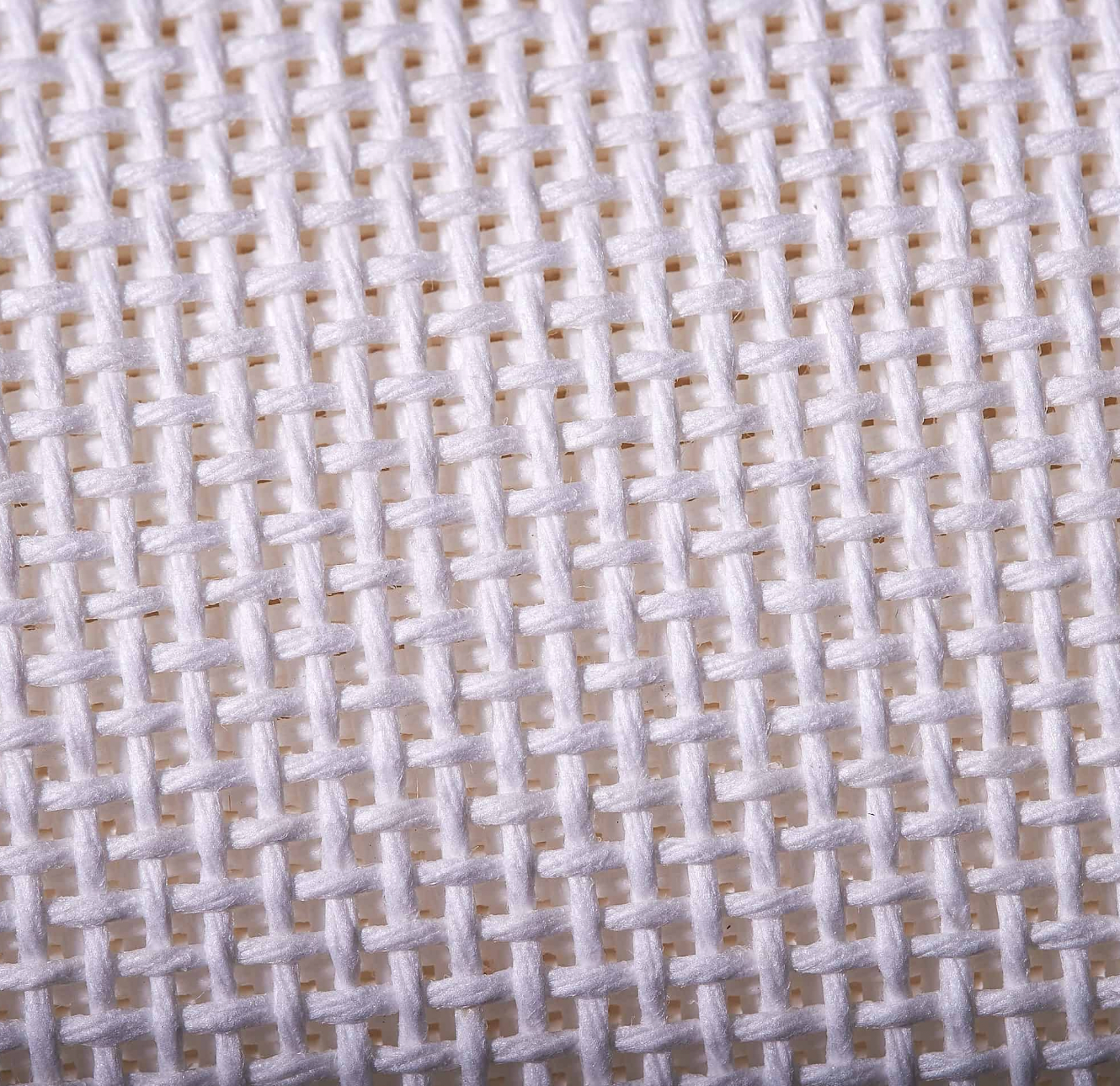 White 13 Mesh Mono Canvas *Sold by the Yard* PREORDER