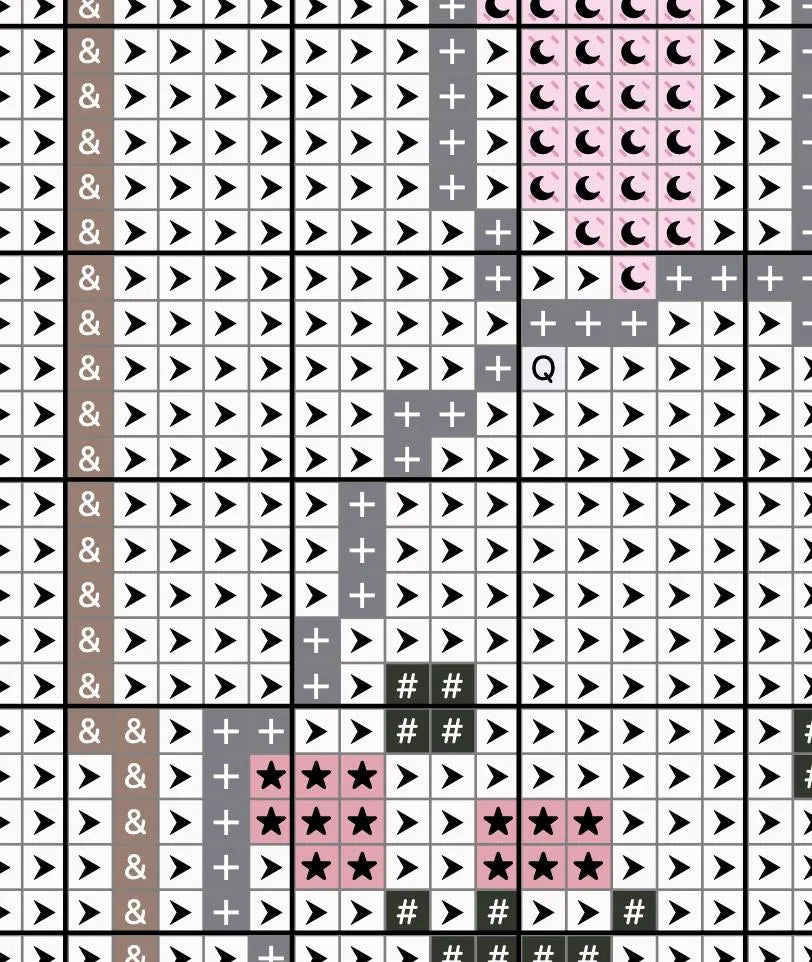 Bunny Name Pillow - Digital Needlepoint Chart - PDF Download. 5 LETTER.